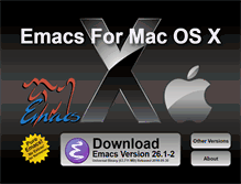 Tablet Screenshot of emacsforosx.com